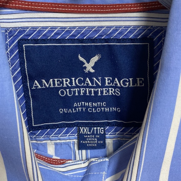 American Eagle outfitters vintage fit Mens long sleeve shirt size XXL/TTG - Picture 4 of 6